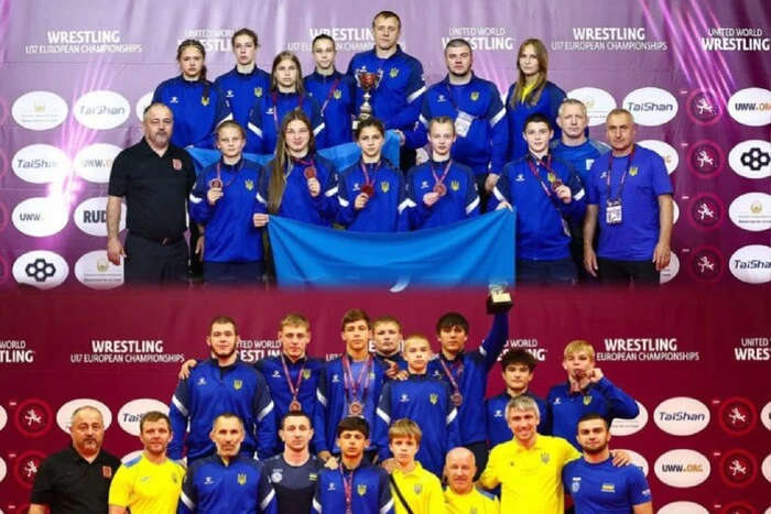 Українські борці здобули 13 нагород на чемпіонаті Європи U17